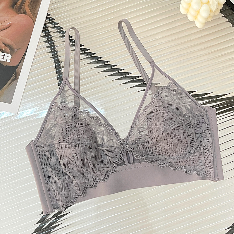 Sexy Lace Crop Top Deep V Back - T Shirt Bra Seamless review and price