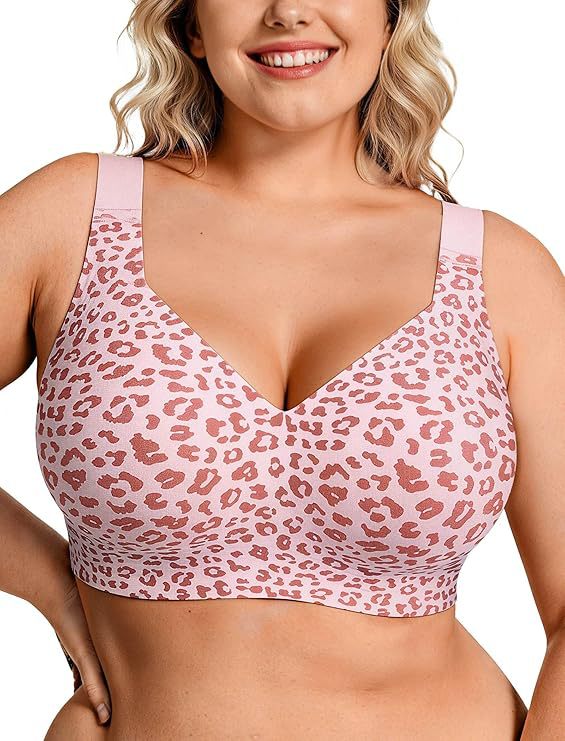 Plus Size Wireless Jelly Bra W - Minimizer Bra Women review and price